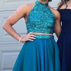 Sherri Hill two piece short dress prom homecoming